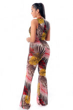 Load image into Gallery viewer, SHEER TROPICS STRETCH JUMPSUIT
