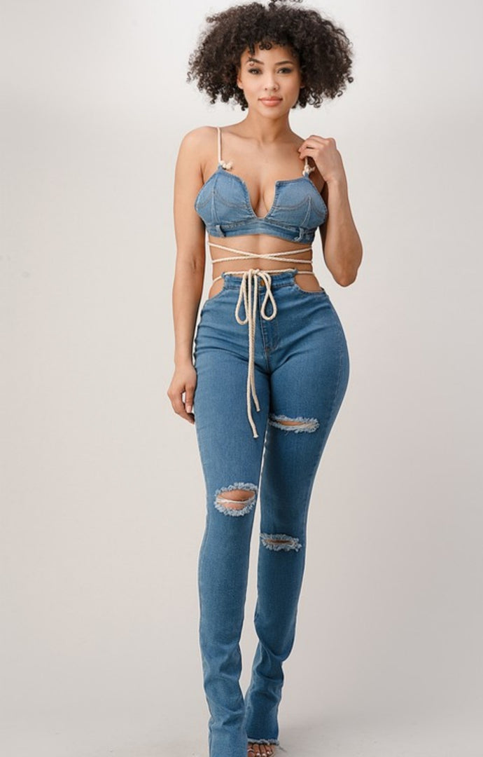 DENIM BRIDGES SET