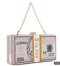 Load image into Gallery viewer, BIG BILLS RHINESTONE PURSE
