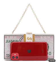 Load image into Gallery viewer, BIG BILLS RHINESTONE PURSE
