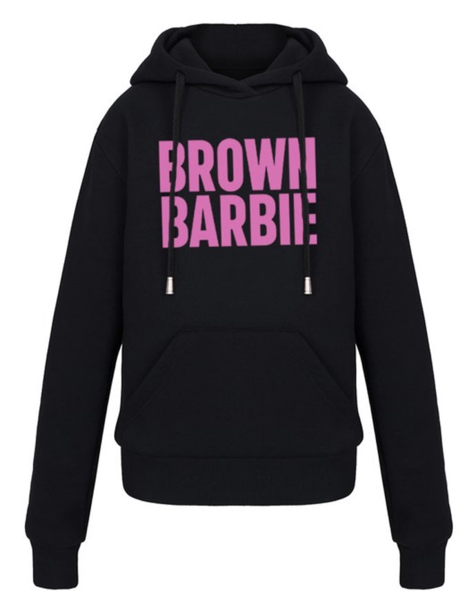 Brown Barbie Pull Over Hoodie