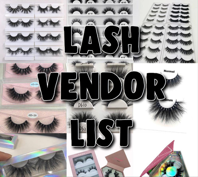 MINK LASH VENDORS LIST